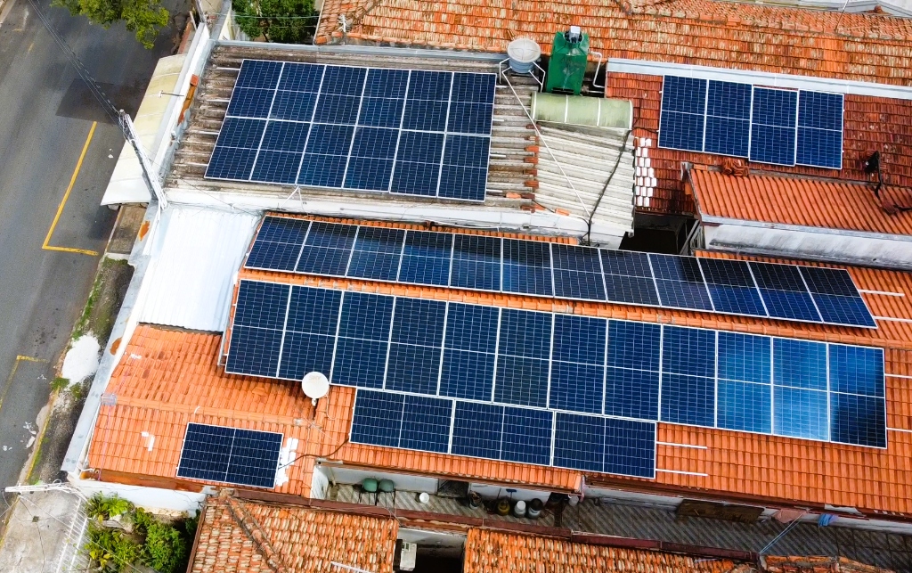 Sorveteria Bids com painéis solares